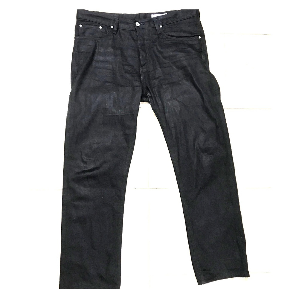Gustin 36x30 black selvedge denim